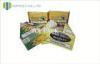 Yellow Custom Herbal Incense Bags , Hand Roll Plastic Tobacco Pouch With Ziplock