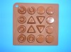 food grade muti design shapes silicone chocolate mould