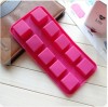 small square shaped silicone chocolate molds