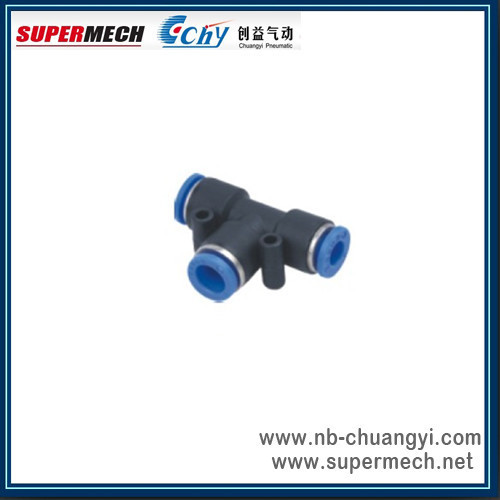 PUT Pneumatic pleastic pipe fitting made in china