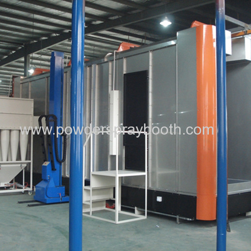 multicyclone recovery powder booth