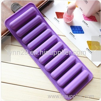 Bar shaped silicone ice cube tray for drinking and beer