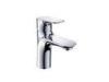 Single Handle Chromed Basin Mixer Taps with 35cm Cartridge For Lavatory