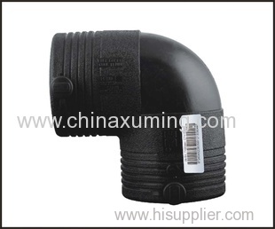 HDPE Electrio Fusion 90 Degree Elbow Fittings For Gas