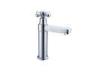 Basin Cold Single Handle Basin Faucet , Deck Mounted One Hole Water Taps