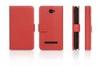 Cool Red HTC Protective Case With Stand , HTC 8S Soft Phone Covers