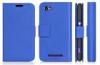 Sony Cell Phone Cases, Xperia M C1905 Blue PU Stand Cover with Card holders