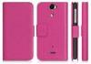 Sony Cell Phone Cases, Xperia V LT25i Pink PU Stand Cover with Card holders