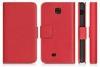 Book Type Soft LG Cell Phone Covers Shockproof For LG Optimus F5