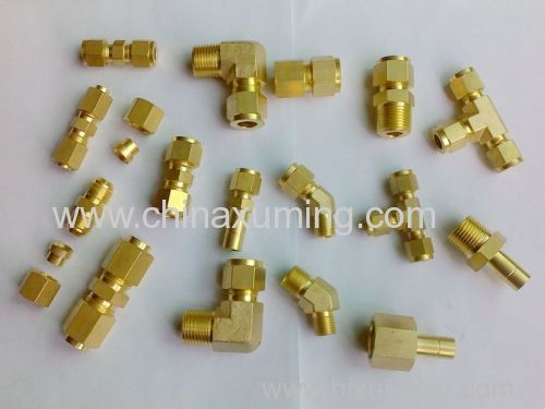 Forged Brass Equal Union Tee Fittings