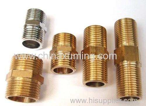 Forged Copper Double Male Thread Fittings