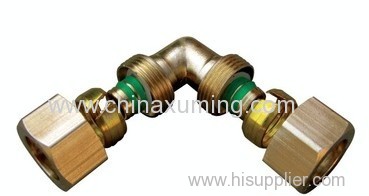 Brass 90 Degree Elbow With Nut/Brass Fittings