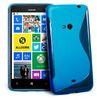 Blue TPU Phone Case , S Line Phone Case For Smartphone Nokia Lumia