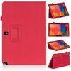 Portable Leather Stand PU Covers , Red Tablet Protective Cases