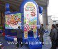Commercial PVC Tarpaulin Inflatable Bouncer Castle Jump For Outdoor Park Entertainment
