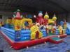 Custom PVC Giant Inflatable Playgrounds For Kids Fun City , UV Resistance