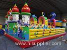 Football Games Theme Inflatable Fun City Bounce For Outdoor Playground Equipment