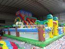 colorful Sport Games inflatable fun city amusement park with 0.55mm pvc