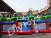 0.55mm pvc Inflatable Fun City For amusement park , quadruple stitched