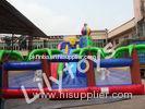 0.55mm pvc Inflatable Fun City For amusement park , quadruple stitched