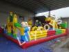 Children Backyard Inflatable Fun City / Inflatable Playground For Fun Park