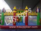 Kids Games Slide Inflatable Fun City With Double / Quadruple Stitched