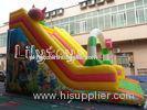 yellow 1500D pvc commercial grade Inflatable Slide Rental For backyard Entertainment