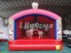 Durable hello kitty Castle Commercial Inflatable Bouncers quadruple stitched