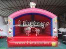 Durable hello kitty Castle Commercial Inflatable Bouncers quadruple stitched