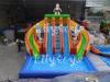 Commercial Grade Inflatable Water Slides Games Fire Proof With UL CE Blower