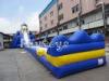 PVC Tarpaulin Hippo Water Slide Inflatable Commercial Grade For kids Playing