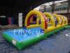Custom Slip N Slide Inflatable With Pool , large Inflatable Kids Slides