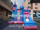 Colorful giant inflatable combos / inflatable bouncy slide for fun
