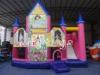 Safe Commercial Princess Inflatable Combos House With Slide , inflatable jumping castle