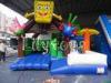 Waterproof Yard jumping Inflatable Combos sponge bob bouncer For Kids