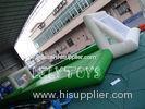 green inflatable football court sport game with air blower , Double stitching