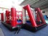 red high wall Inflatable Football Field playground For outdoor Sports Activities