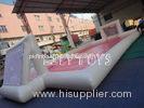 white inflatable football field plato pvc tarpaulin , inflatable football sport
