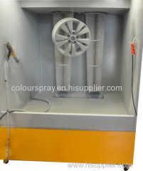 Powder Coating Booth With Cartridge Recovery