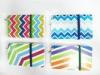 3x5 ring-bound index cards with fashion printed pattern covers for note taking and more