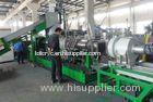 HDPE LDPE waste plastic film recycling machine with compactor and pelletizing system