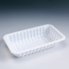 Rectangle plastic blister meat tray