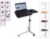 Rolling Angle Height Adjustable Laptop Desk , Over Bed Hospital Table Stand DX-BJ11