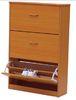 Magic Wood Shoe Rack Cabinet With Three Drawers , Makeup Vanity Box DX-80A