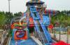 Big Snake Water Slide Water Park Equipment , Customized Fiberglass Water Slides