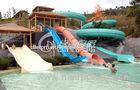 Fiberglass Cannon / Sleigh Water Slide , Outdoor Water Park Slides