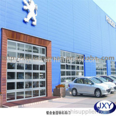 Aluminum glass garage door