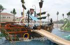 Amusement Park Equipment Comercial Playground Funny Pirate Ship , Colorful or Customized