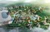 Water Park Project Design with Fiberglass Space Bowl Water Slide , Hotspring Resort Project