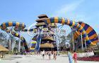 Children / Adults Thrilling Huge tornado water slide for commercial playground equipment